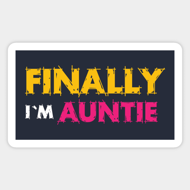 aunt shirt Magnet by Amrshop87